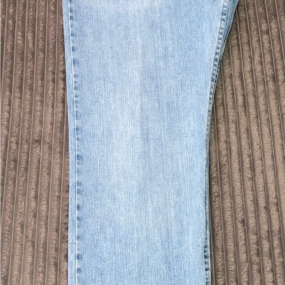 Wrangler Mens Stone Wash Regular Fit Straight Leg Denim Blue Jeans 38x30 - Picture 11 of 12